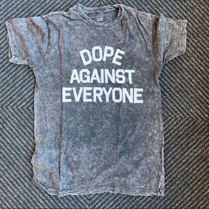 Dope stonewashed graphic t